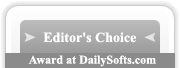 Awarded editors choice On The dailysofts