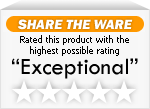 Awarded 5/5 Stars On The ShareTheWare