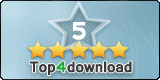 Awarded 5/5 Stars On The Top4Download